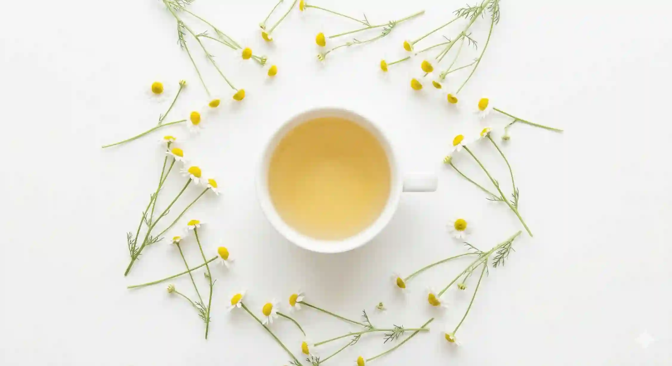 چای بابونه برای تسکین اعصاب معده و درمان دلشوره ناشی از اضطراب.